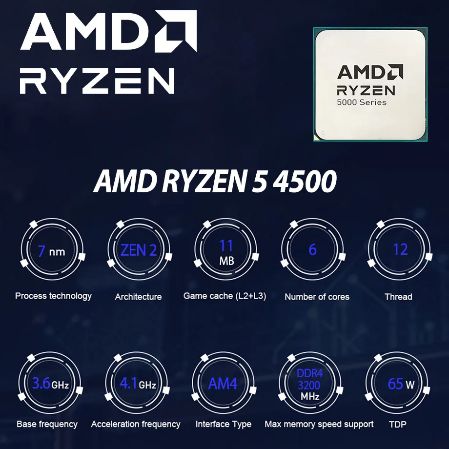 New  AMD Ryzen 5 4500  Desktop - Amd Cpu Ryzen 5 review and price