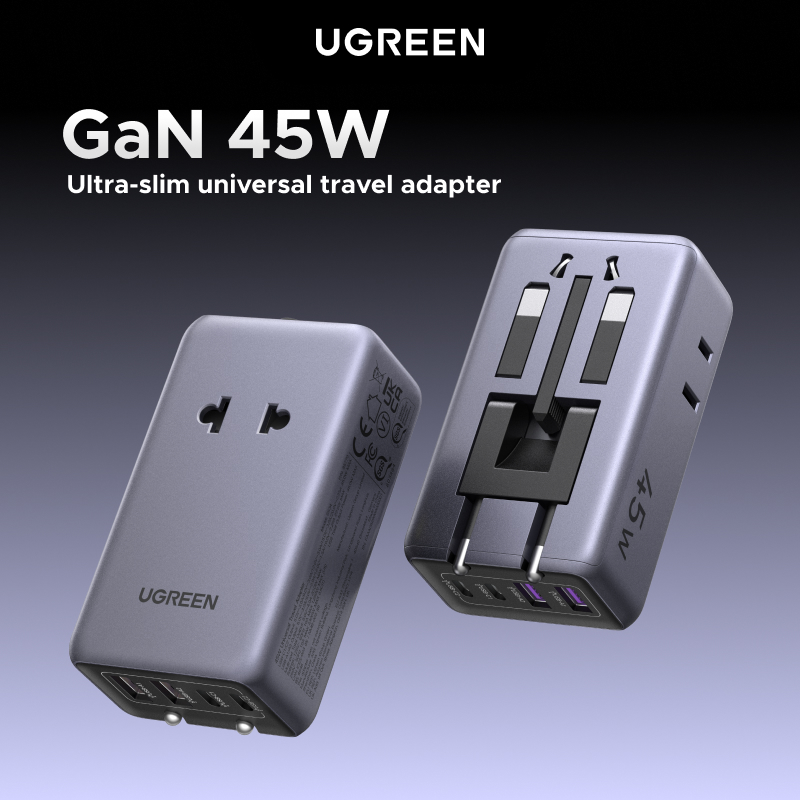UGREEN Plug Adaptor GaN 45W Un - Gaming Keyboard Type C review and price