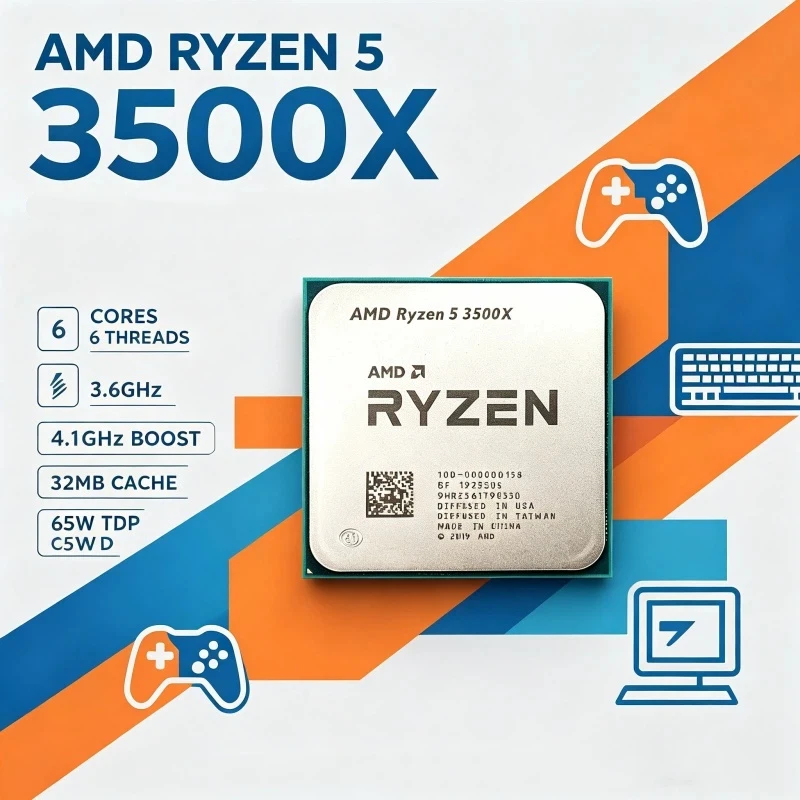 AMD Ryzen 5 3500X AM4 Desktop  - Amd Cpu Ryzen 5 review and price