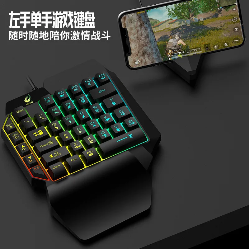 K15 one-handed keyboard Gun Go - Gaming Keyboard Ebay review and price