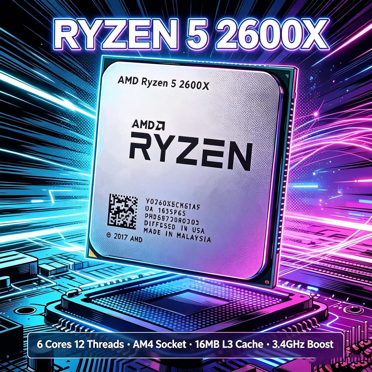 AMD Ryzen 5 2600X 3.6GHz Gamin - Amd Cpu Ryzen 5 review and price