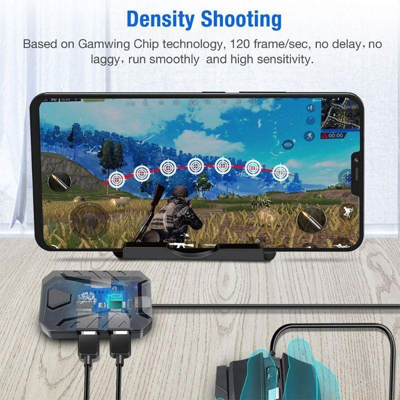 F62C Gamepad for Pubg Mobile B - Gaming Keyboard And Mouse Converter For Mobile review and price
