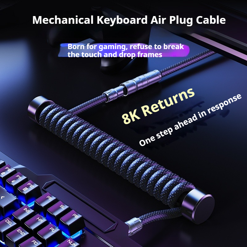 Eary 1.2m Coiled Keyboard Cabl - Gaming Keyboard Type C review and price
