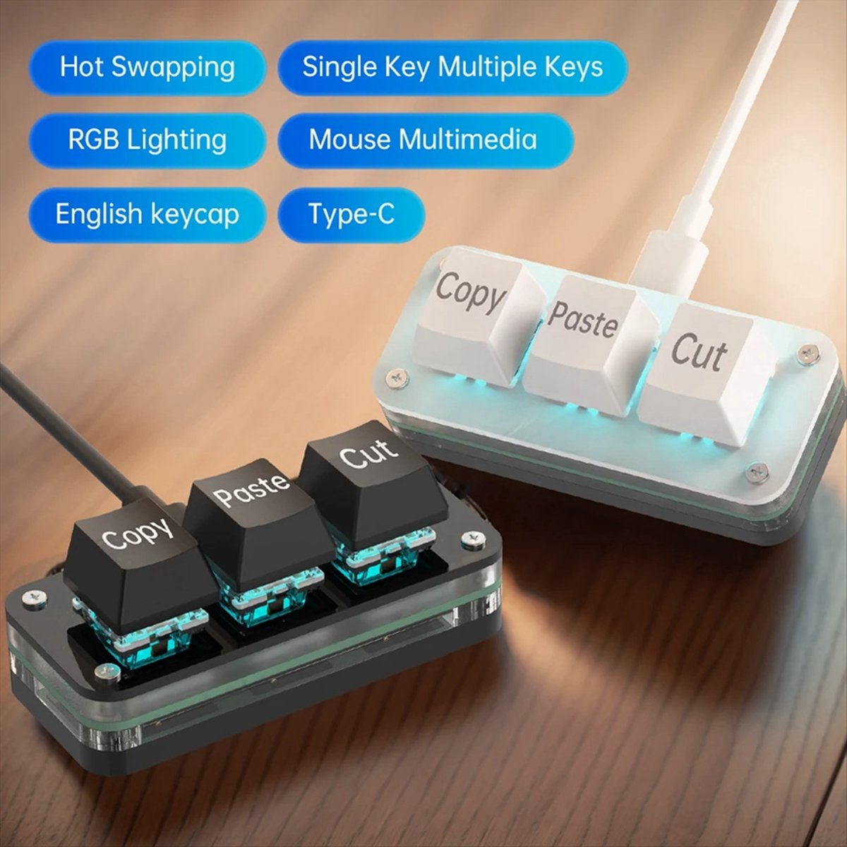 doyou 3 Keys Macro Programming - Gaming Keyboard Mini review and price