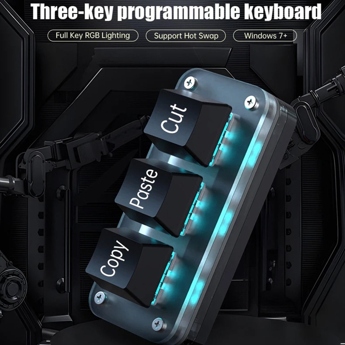 doyou 3 Keys Macro Programming - Gaming Keyboard Mini review and price