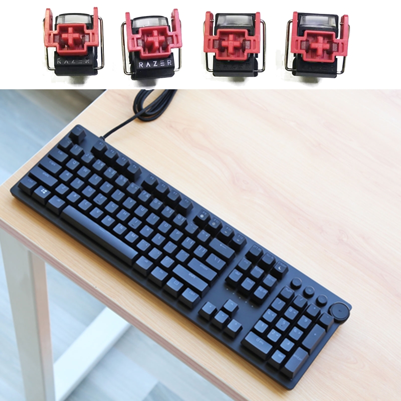 4Pcs V2 Slient Liner Red Optic - Gaming Keyboard Hot Swappable review and price