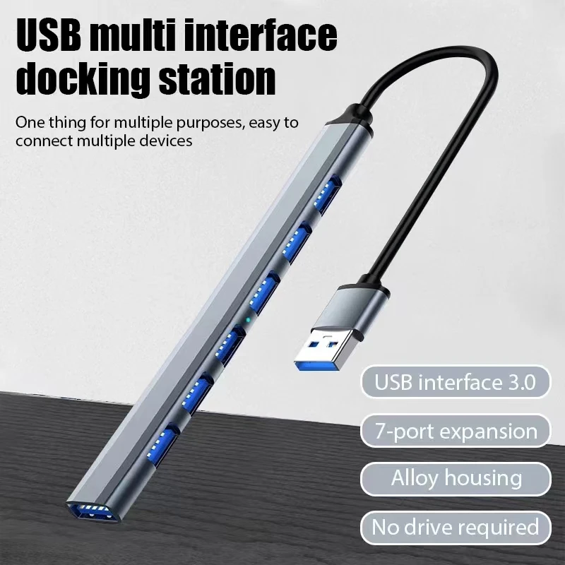7 Ports USB 3.0 Type C HUB Exp - Gaming Keyboard Type C review and price