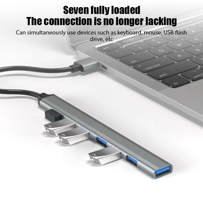 7 Ports USB 3.0 Type C HUB Exp - Gaming Keyboard Type C review and price