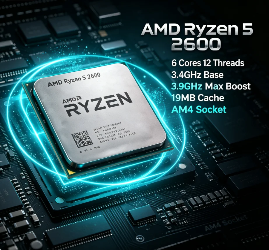 AMD Ryzen5 2600 R5 2600 Deskto - Amd Cpu Ryzen 5 review and price