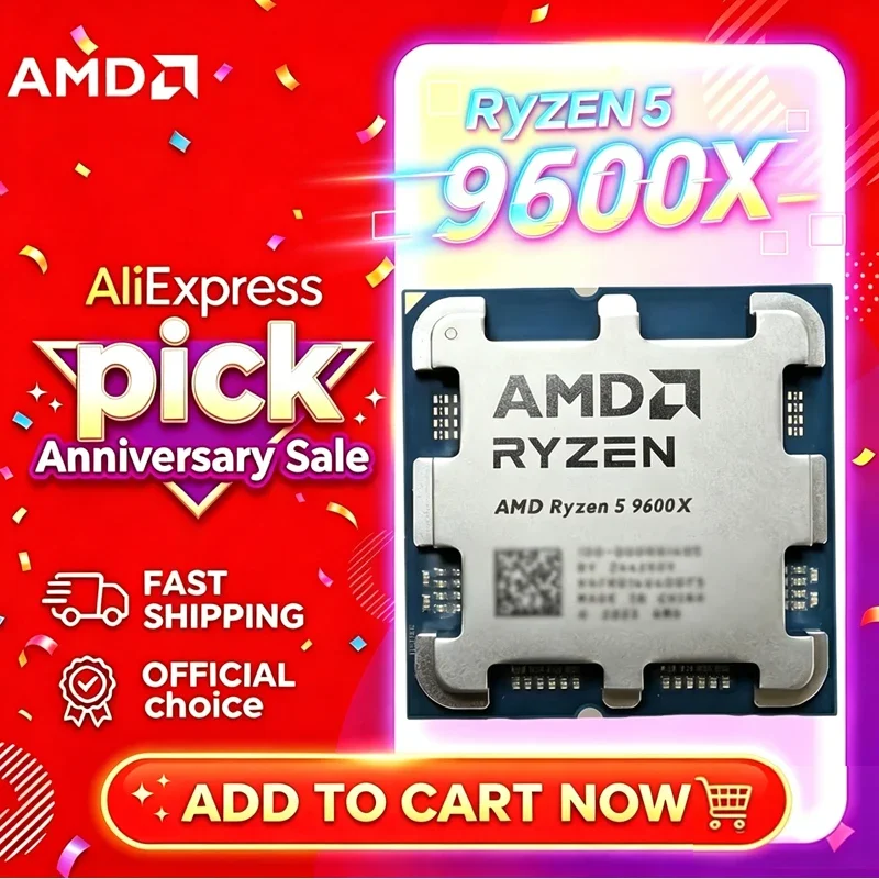 AMD Ryzen 5 9600X 100% AMD R5  - Amd Cpu Ryzen 5 review and price
