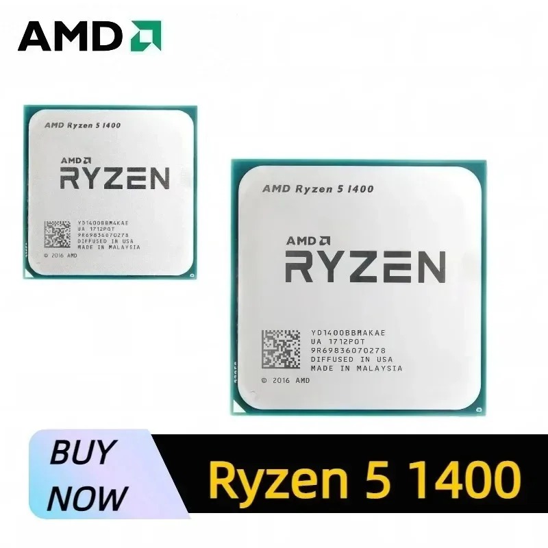 AMD Ryzen 5 1400 100% Brand Ne - Amd Cpu Ryzen 5 review and price