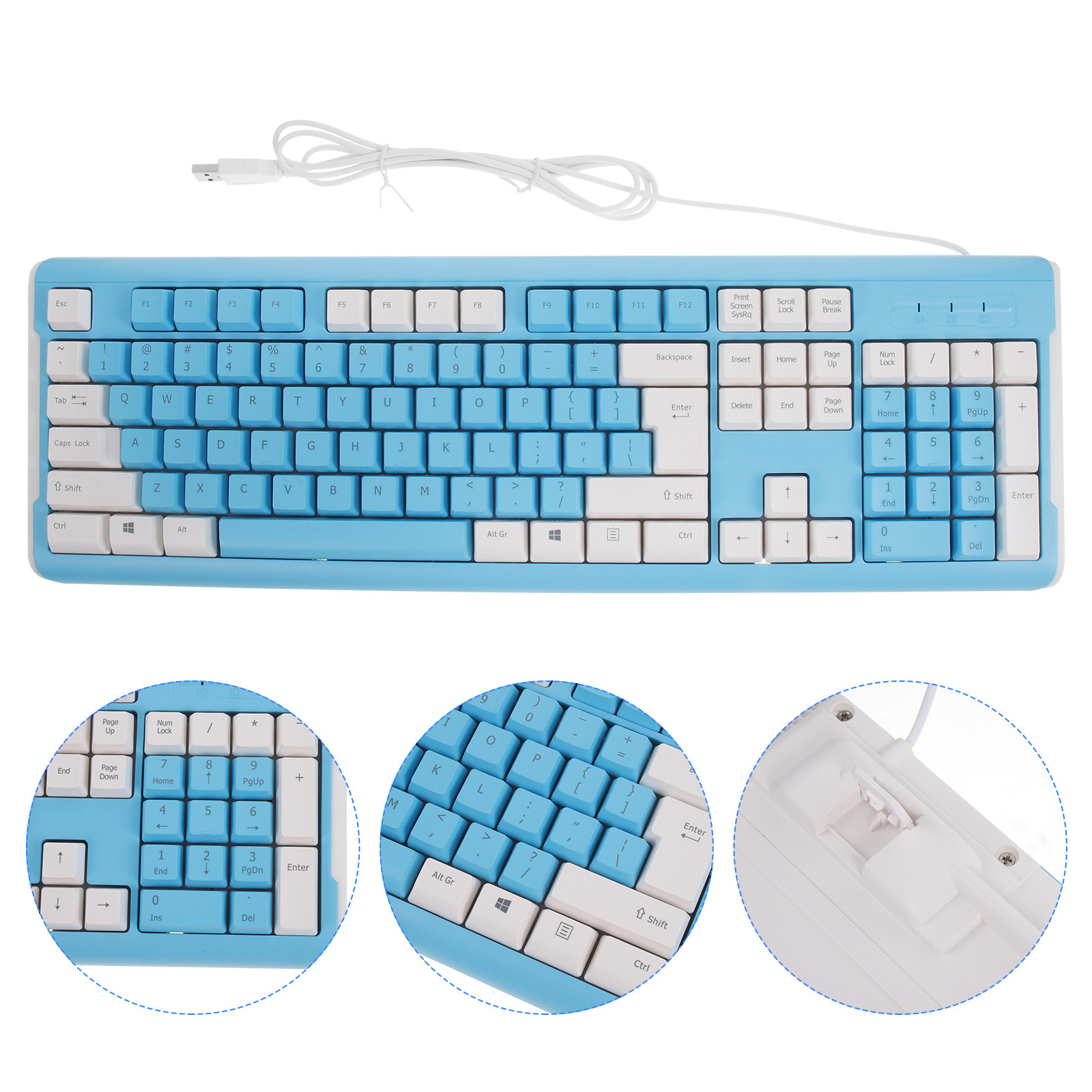 USB Wired Gaming Keyboard ABS  - Gaming Keyboard No Number Pad review and price